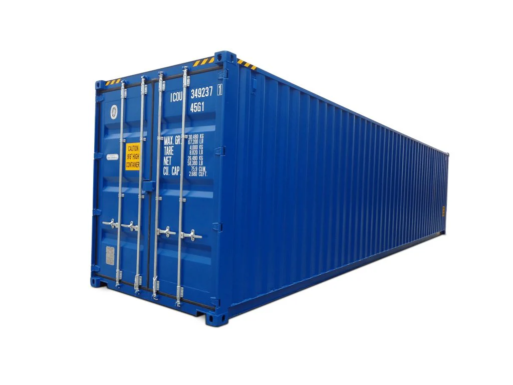 40 Fuß High-Cube-Doppeltürcontainer