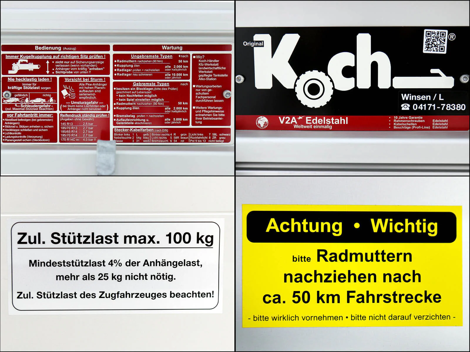Anhänger ,CROSSLINE“ 125×250 cm 240 kg | Höhe 60 cm | Aluboden | Typ 4.13-Neu – Bild 2
