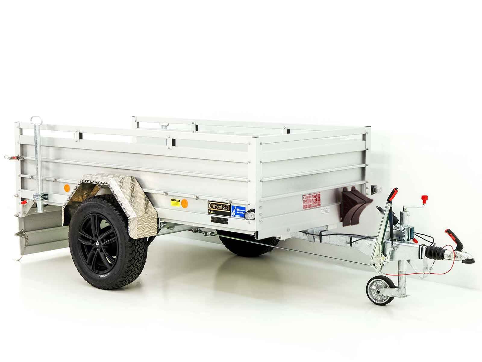 Anhänger ,CROSSLINE“ 125×250 cm 240 kg | Höhe 60 cm | Aluboden | Typ 4.13-Neu – Bild 4