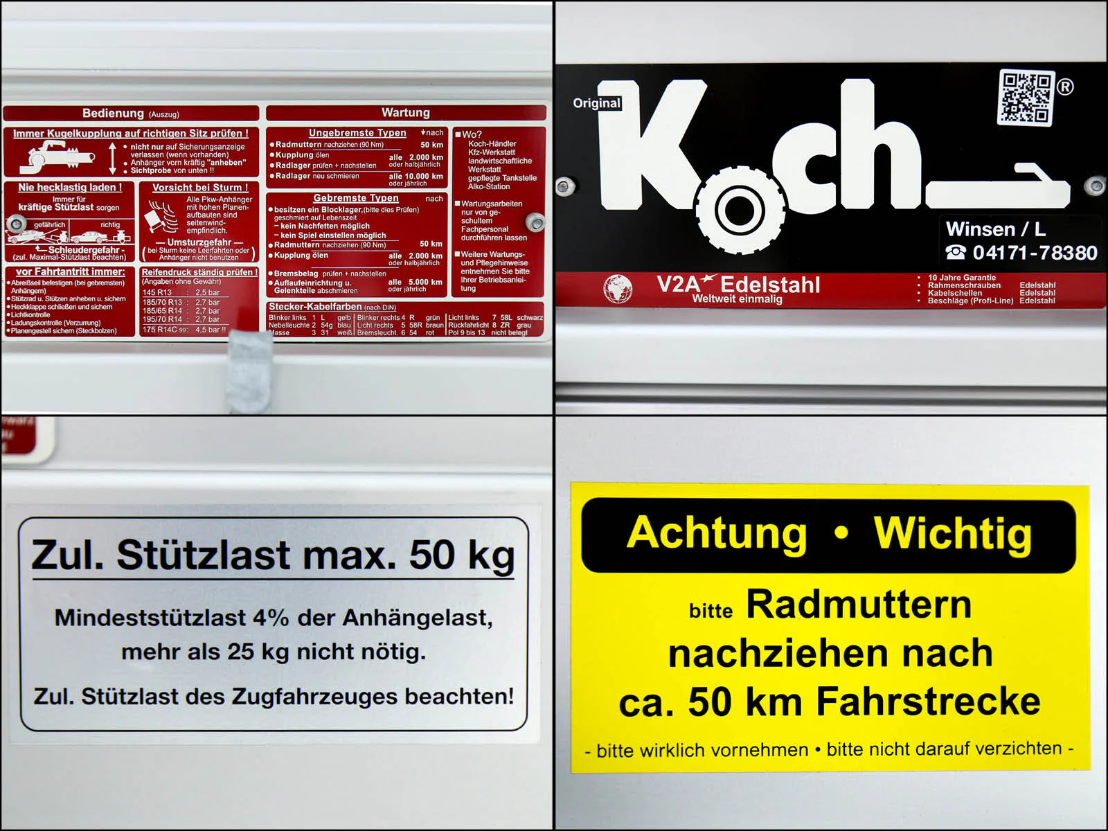 Anhänger 105x205cm 750kg | Typ U2-Neu – Bild 15