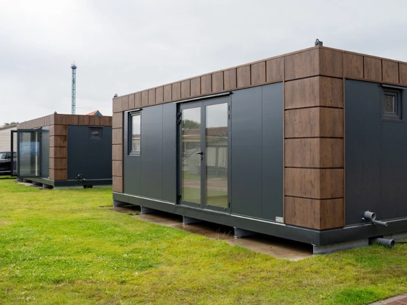 Gartenbüro 5×3 Helsinki mit WC und Küche auf der linken Seite – Bild 8