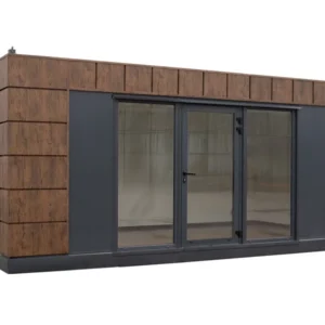Gartenbüro 5×3 Helsinki mit WC und Küche auf der linken Seite