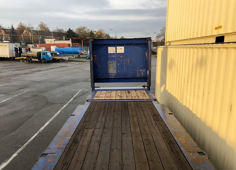 Gebrauchter 40′ Flat Rack CW-Versandcontainer – Bild 6