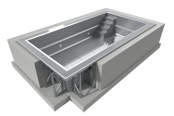Pool Expert Edelstahlschwimmbecken 3x6x1,34 m – Bild 8