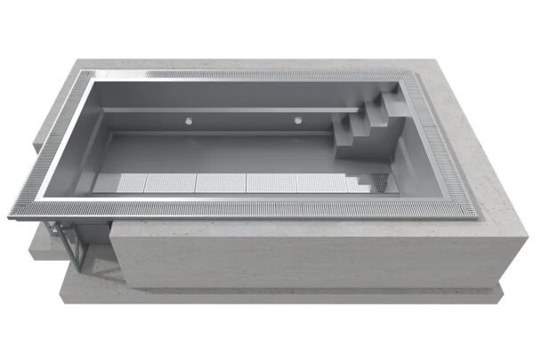 Pool Expert Edelstahlschwimmbecken 3x6x1,34 m – Bild 5