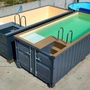 Familien-Containerpool aus Fiberglas