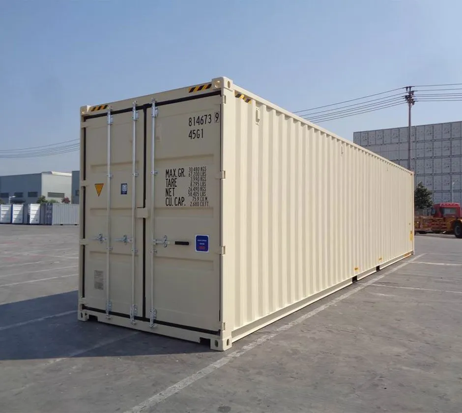 40 Fuß High-Cube-Doppeltürcontainer