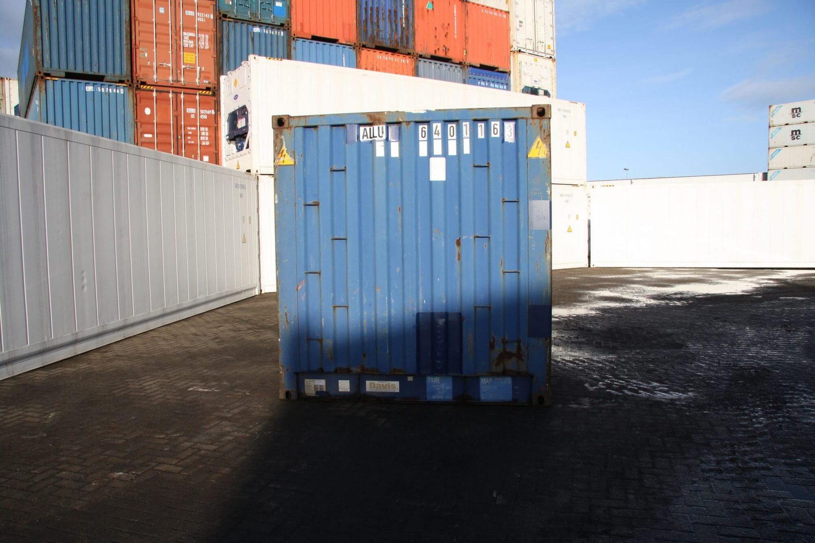 20-Fuß-Flachrackcontainer mit festen Enden – Bild 3